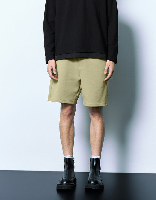 Pantalones cortos holgados con cordón en la cintura