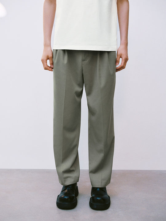 Pantalones Ajustados de Zanahoria