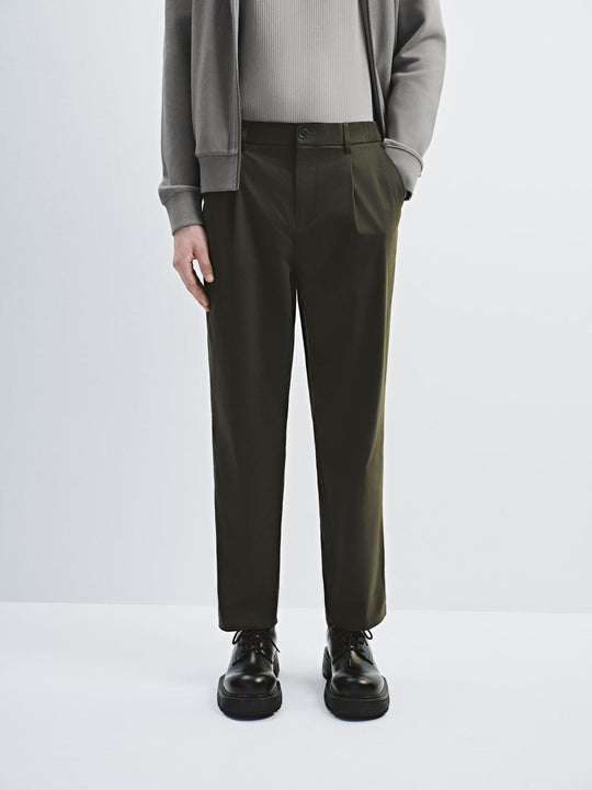 Pantalones rectos tobilleros