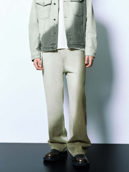 Jean large dégradé