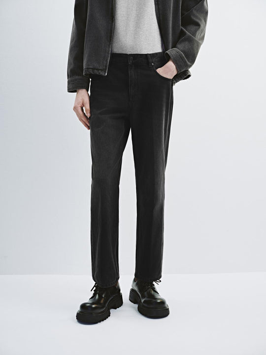 Slim Fit Straight Leg Jeans