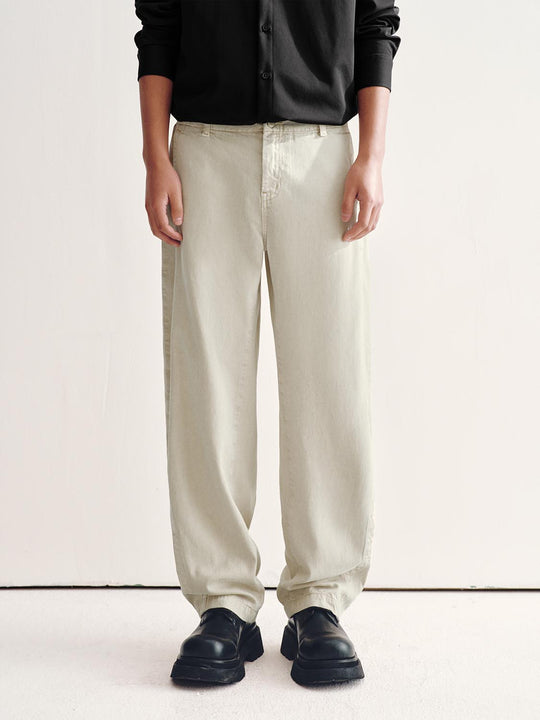 Seamed Barrel Leg Jeans