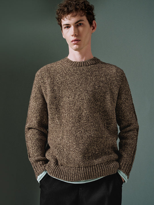 Magliette in maglia girocollo