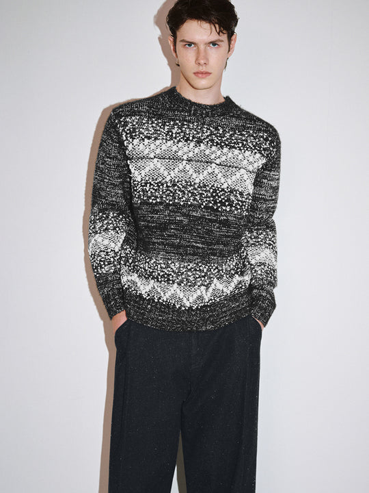 Loose Crew Neck Knitted T-Shirts