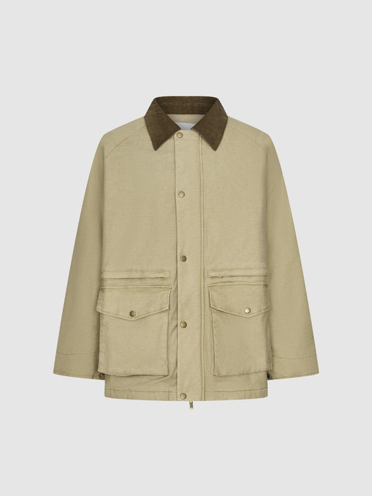 Flap Pockets Collared Jackets