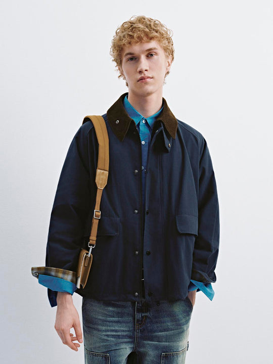 Vestes boutonnées contrastées