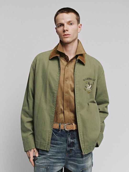 Giacche con zip a contrasto