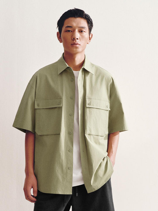 Flap Pocket Short Sleeve Shirts