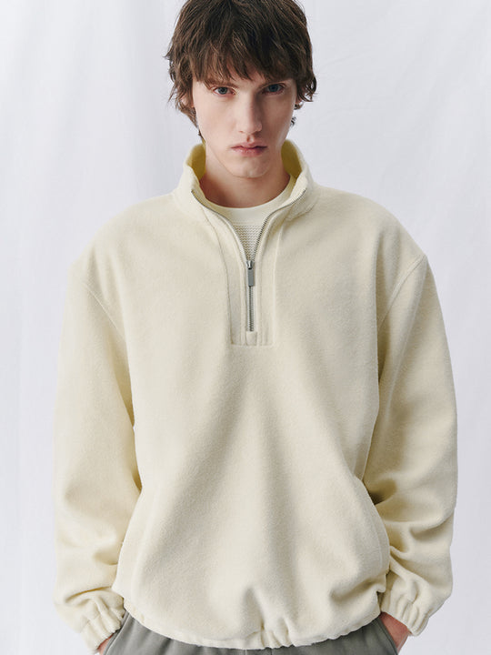 Zip Half Placket Sweatshirts