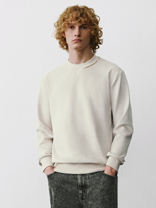 Sweat-shirts à col ras du cou