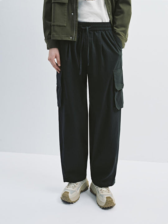 Pantalon à jambes larges