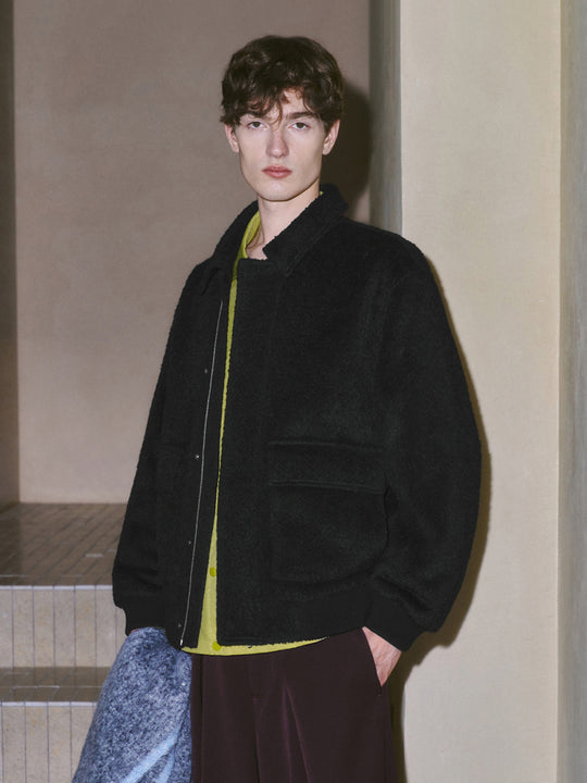 Vestes amples à poches à rabat