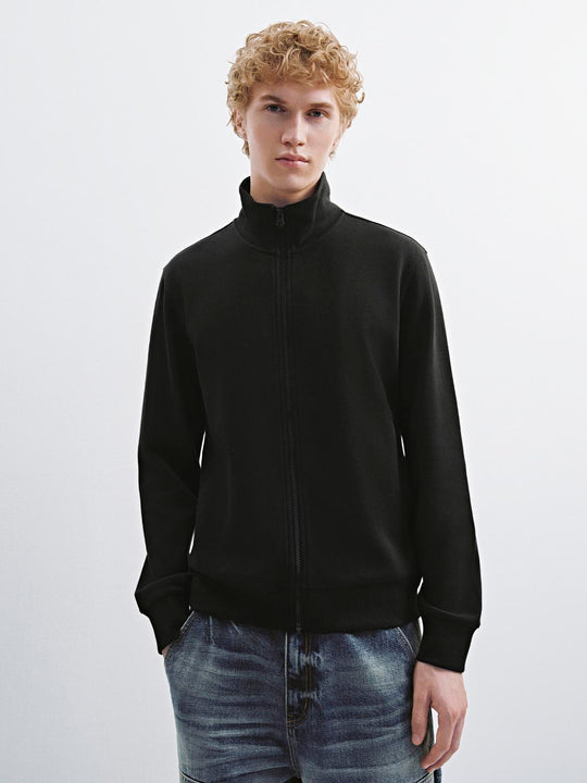 Stand Collar Zip Up Jackets