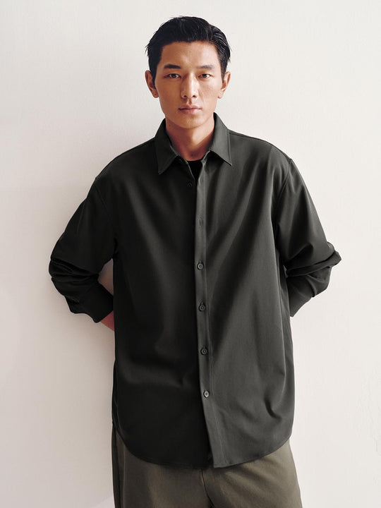 Slim-Fit Solid Shirts