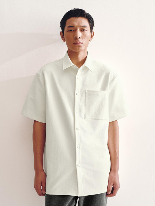 Patch Pocket Short Sleeve Shirts