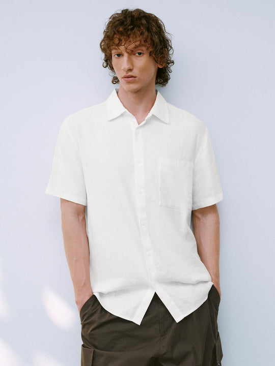 Patch Pocket Short Sleeve Shirts