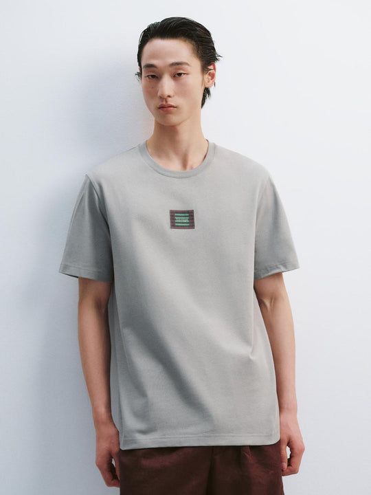 Rundhals bedruckte T-Shirts