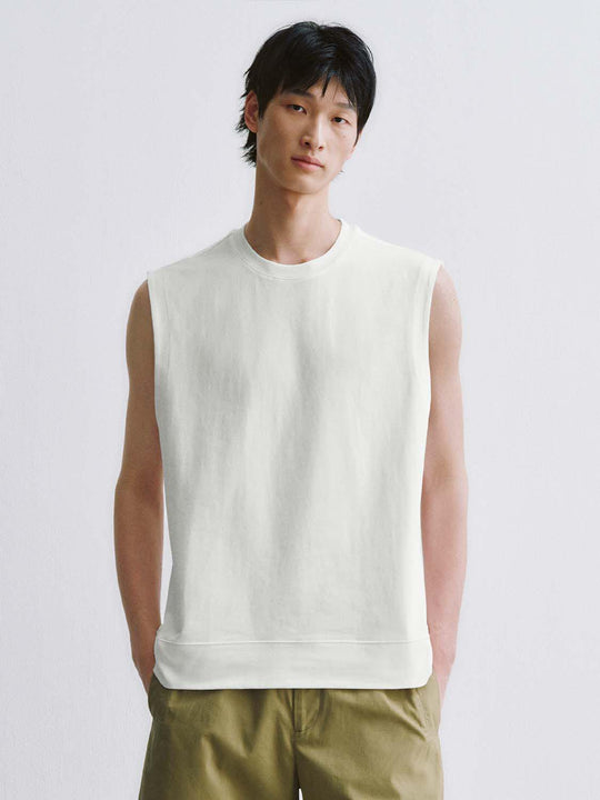 Crew Neck Sleeveless Tank Tops