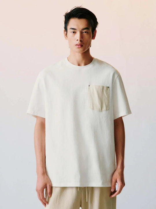 Cotton Front Pocket T-Shirt