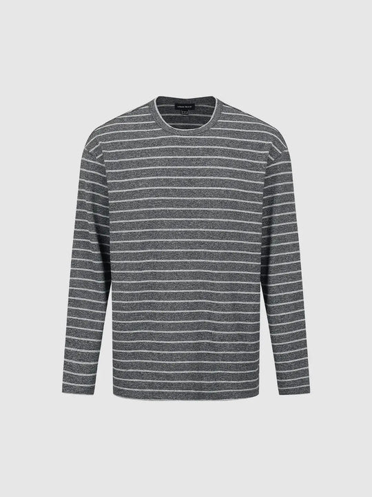 Striped Crew Neck Long Sleeve T-Shirt