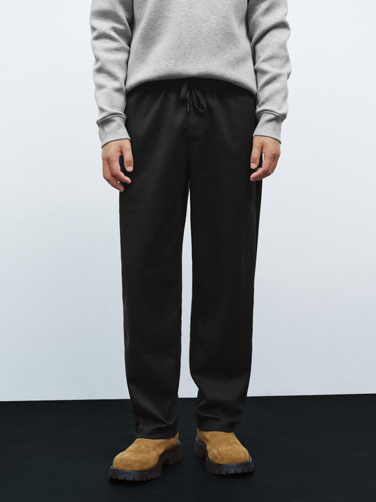 Pull On Straight Leg Pants