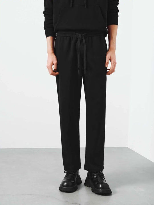 Classic Drawstring Stretch Straight Leg Pants