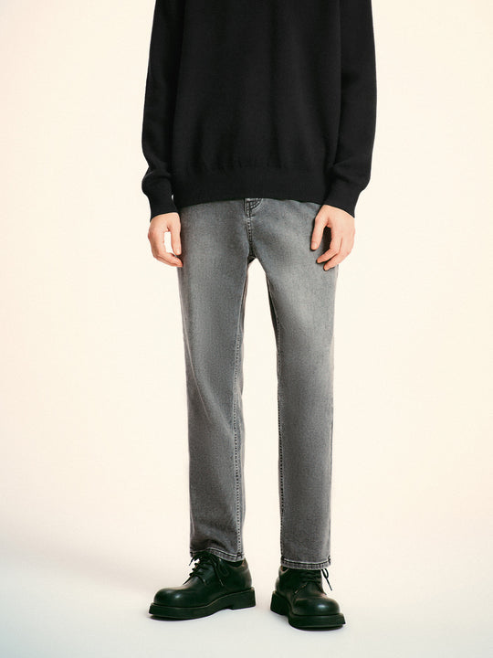 Vaqueros de mezclilla lavados