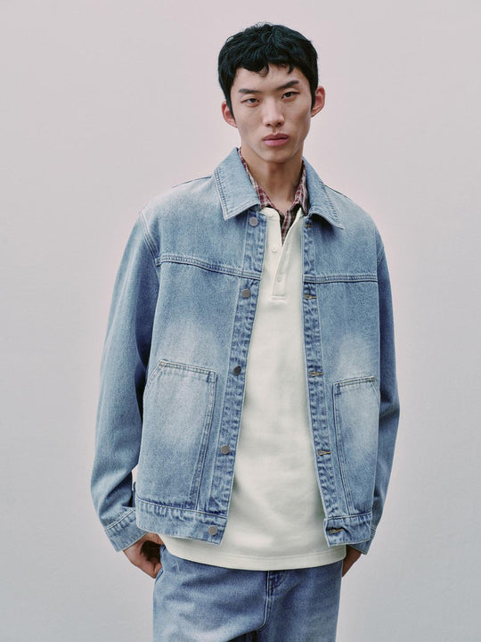 Stitch Detail Denim Jackets