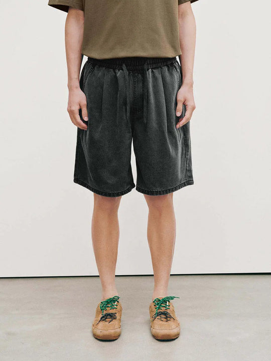 Lyocell Relaxed Shorts