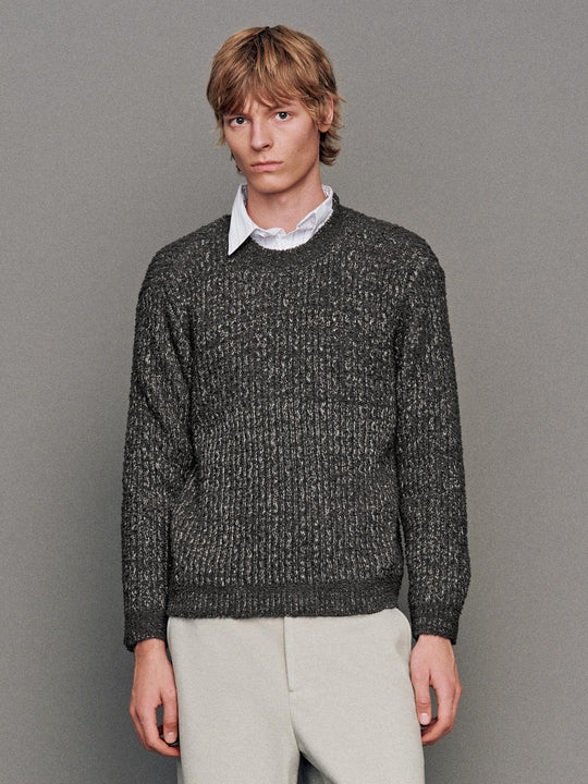 Solid Long Sleeve Knitted T-Shirts