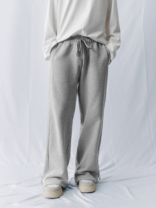 Drawstring Wide-Leg Pants