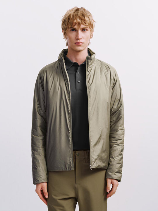 High Neck Full Zip Padded Jackets