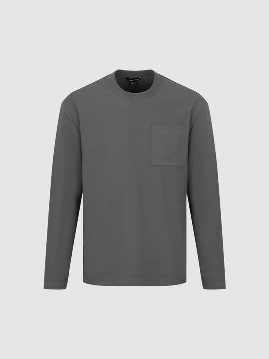 T-shirts à manches longues avec poche patch