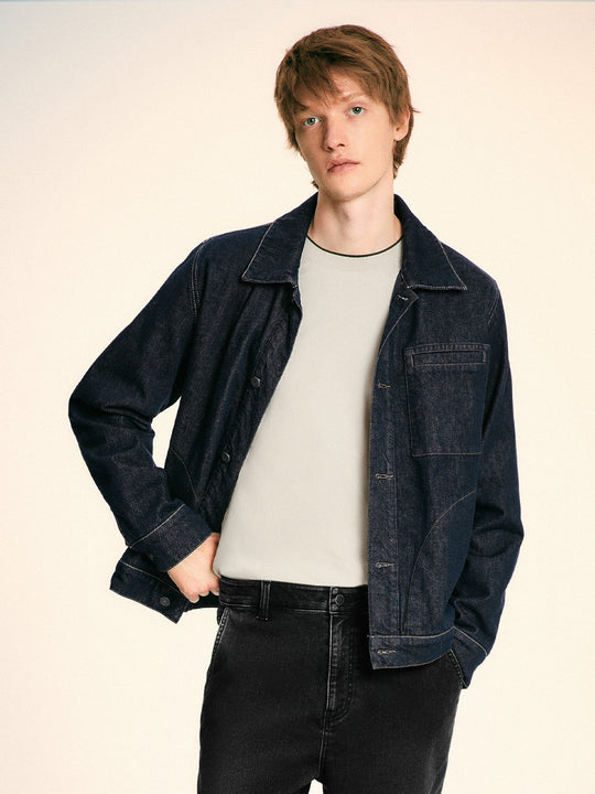 Giacche di jeans con bottoni