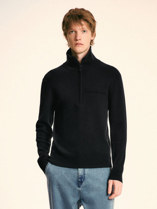 Magliette in maglia con risvolto