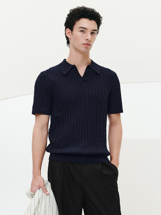 Polo Neck Short Sleeve T-Shirts