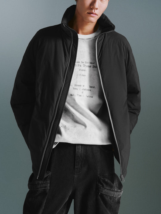 Giacca imbottita con zip frontale