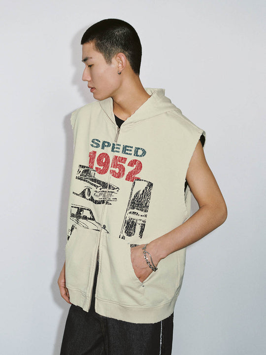 Gilet stampati larghi