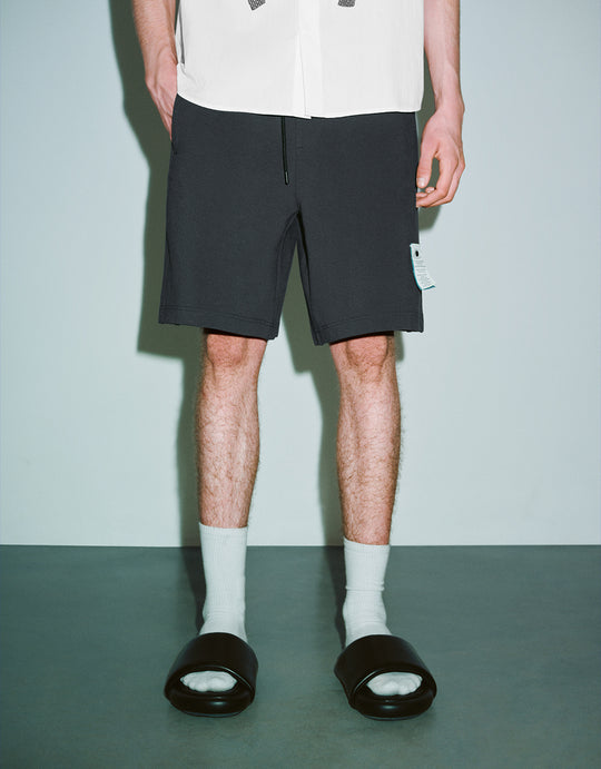 Pantalones cortos holgados con cordón en la cintura