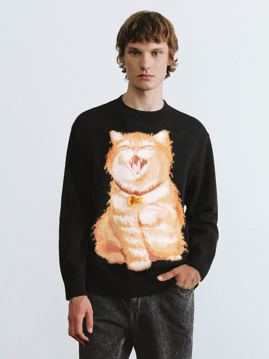 Collared Neck Knitted Cardigans