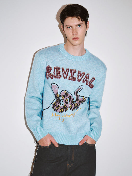 Crew Neck Knitted T-Shirts