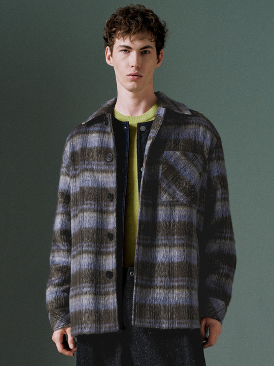 Plaid Button Up Jackets