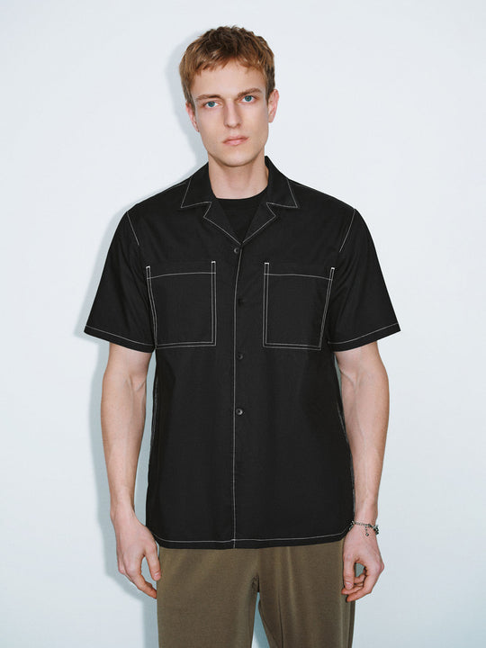 Camp Collar Loose Shirts