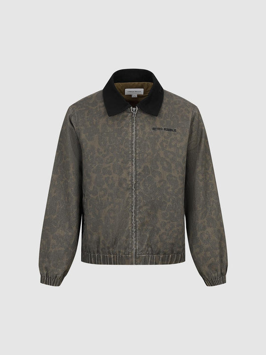 Leopard Print Bomber Jackets
