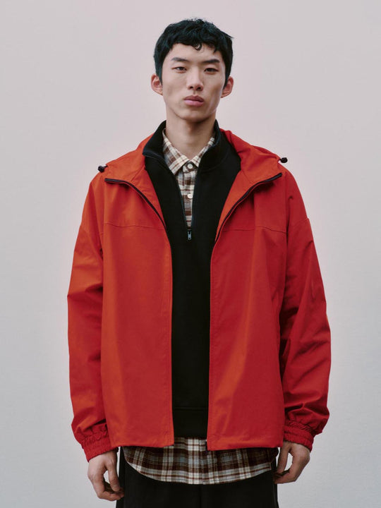 Hooded Loose Fit Track Jackets