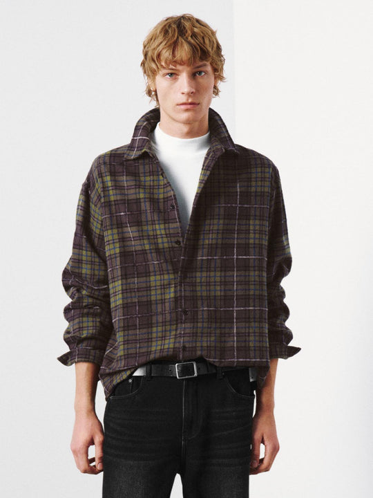 Loose Fit Check Shirts