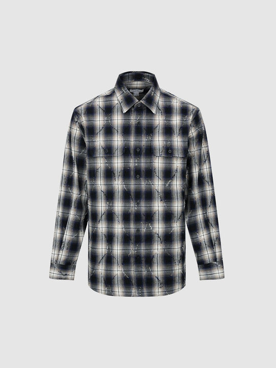 Camisas a cuadros con bolsillos de solapa