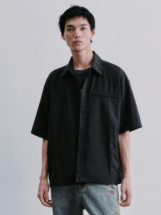 Patch Pocket Short Sleeve Shirts