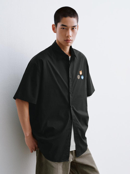 Embroidered Short Sleeve T-Shirts