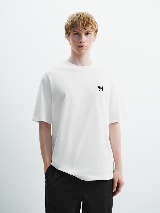 Camisetas estampadas de cuello redondo